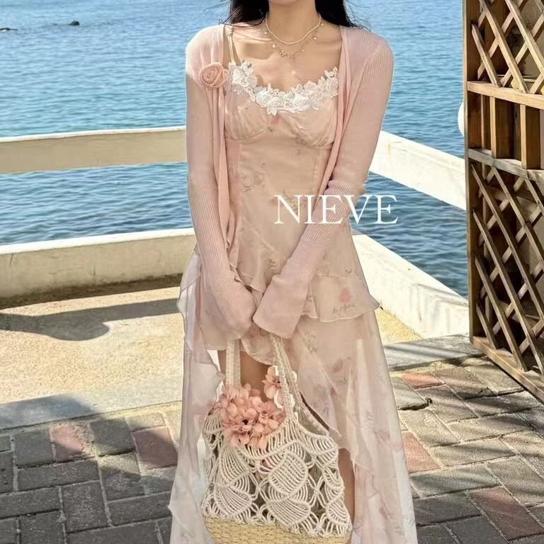 【方柳柳 FLL studio】人手一件！夏日花朵防晒针织开衫