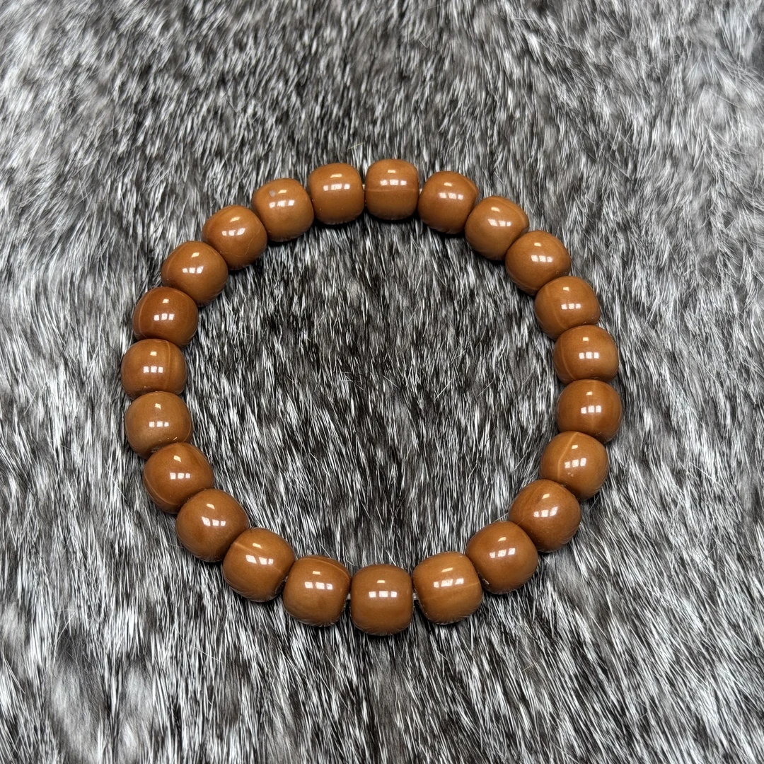 尺寸10mm左右高工猴头素面老型单圈微微有封口线《小鱼文玩》L037