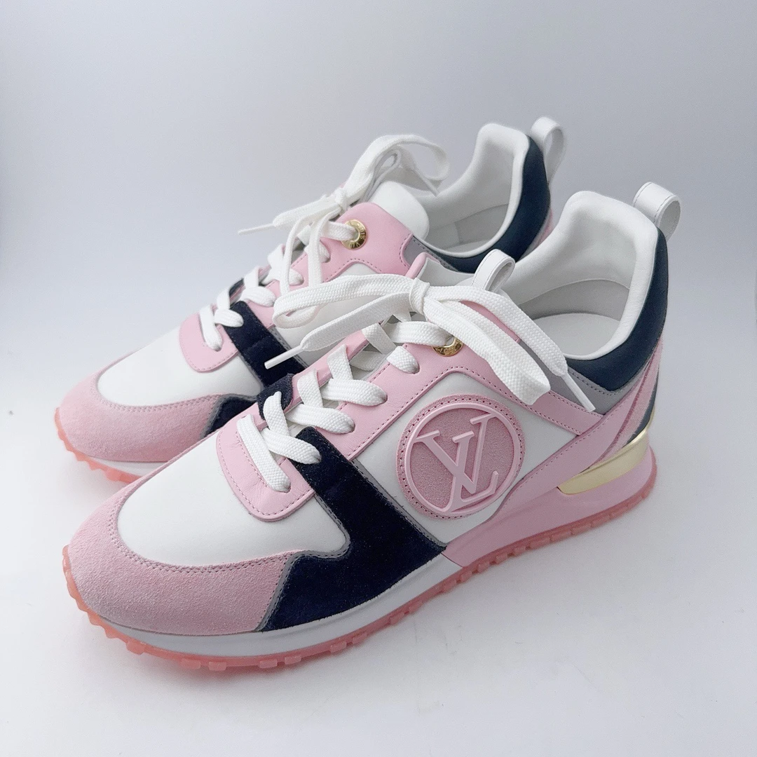 未使用 LouisVuitton/路易威登 36.5码/黑粉色Runaway运动鞋