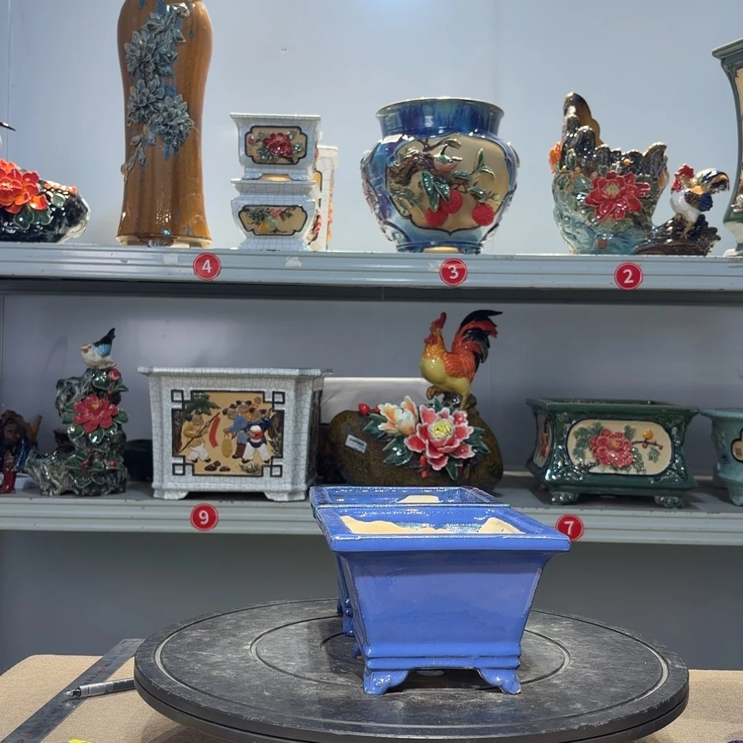 游***l精品石湾花盆高端大气