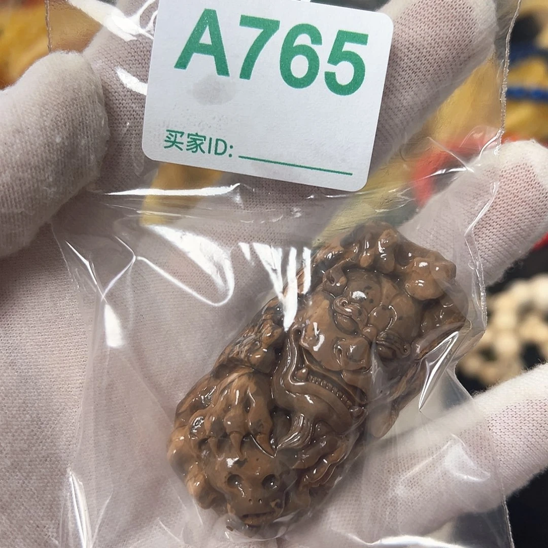 银S925天然猛犸象牙雕刻品