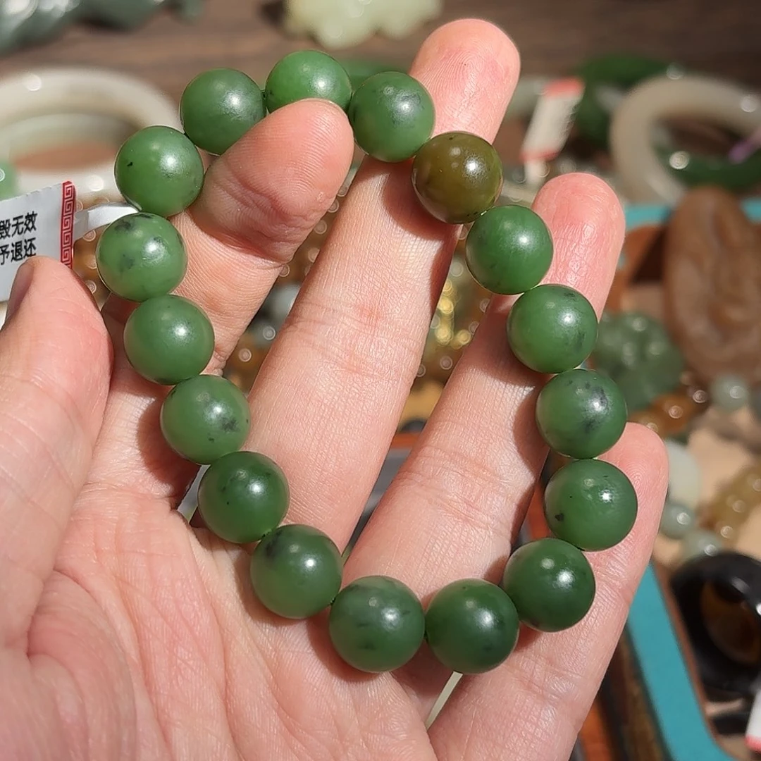 和田玉手串未镶嵌