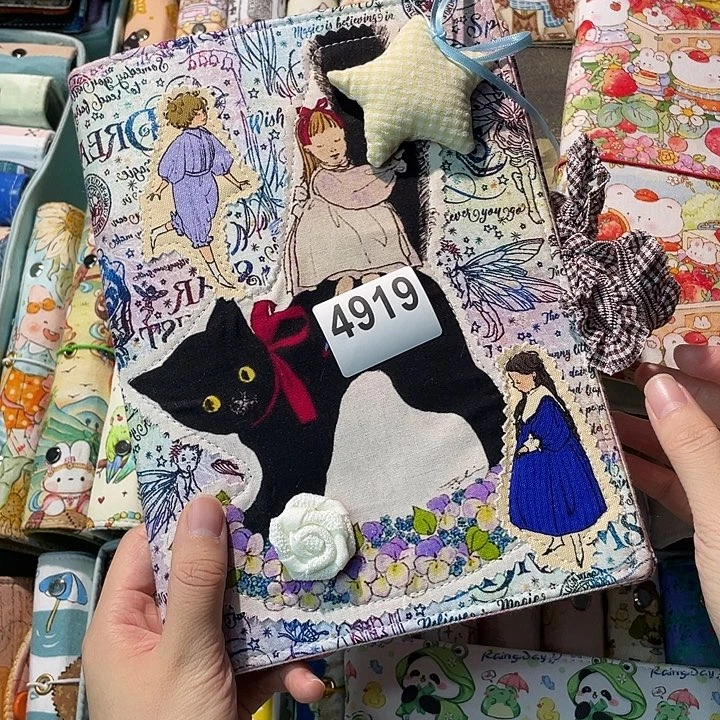 织绣A5活页不送纸4919