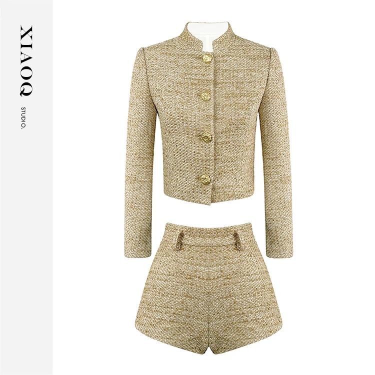 【小Q家】25402千金贵气小香风气质套装