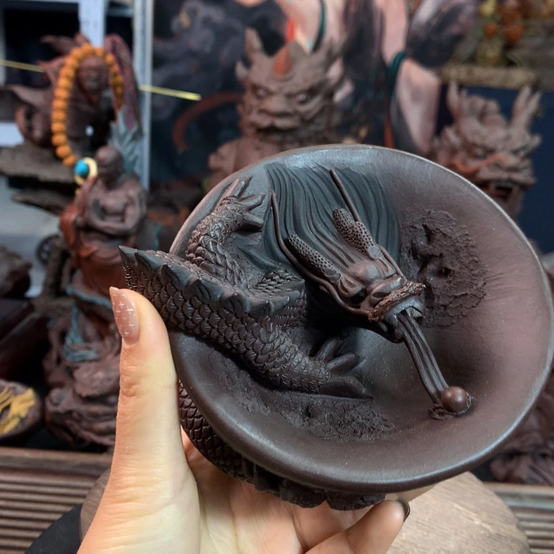 【闪购商品】茶壶紫砂坠***叶