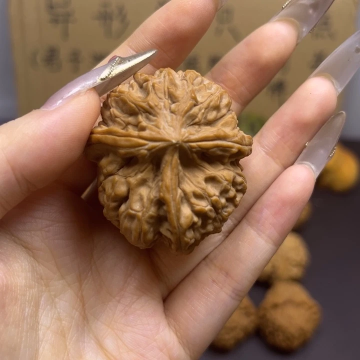 一***叁菩提籽类丁字三棱单只异型有瑕