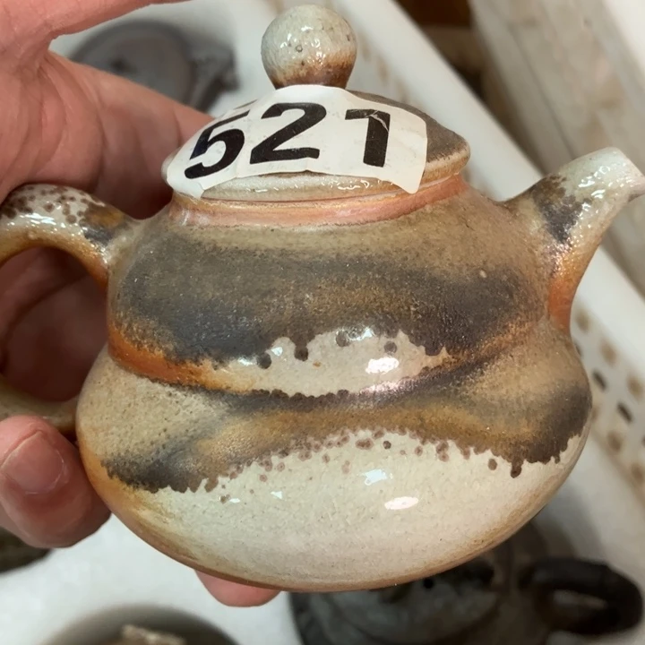 柴烧茶具宝瓶大放漏