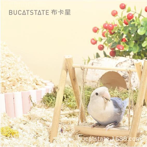布卡星鹦鹉木屑垫料鸟用过冬神器繁殖箱刨花保暖鸟窝玄凤尿垫用品