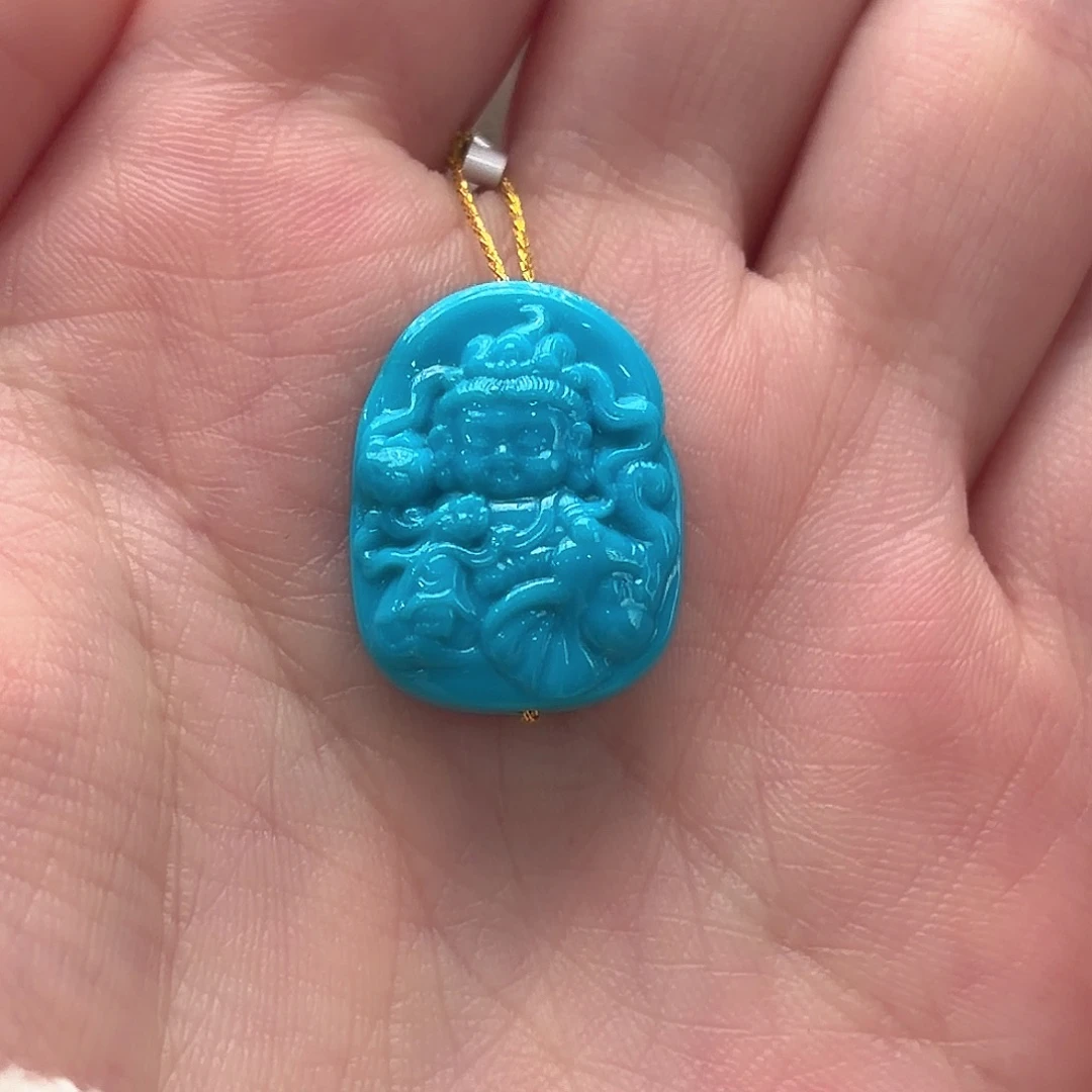 绿松石未镶嵌颈饰