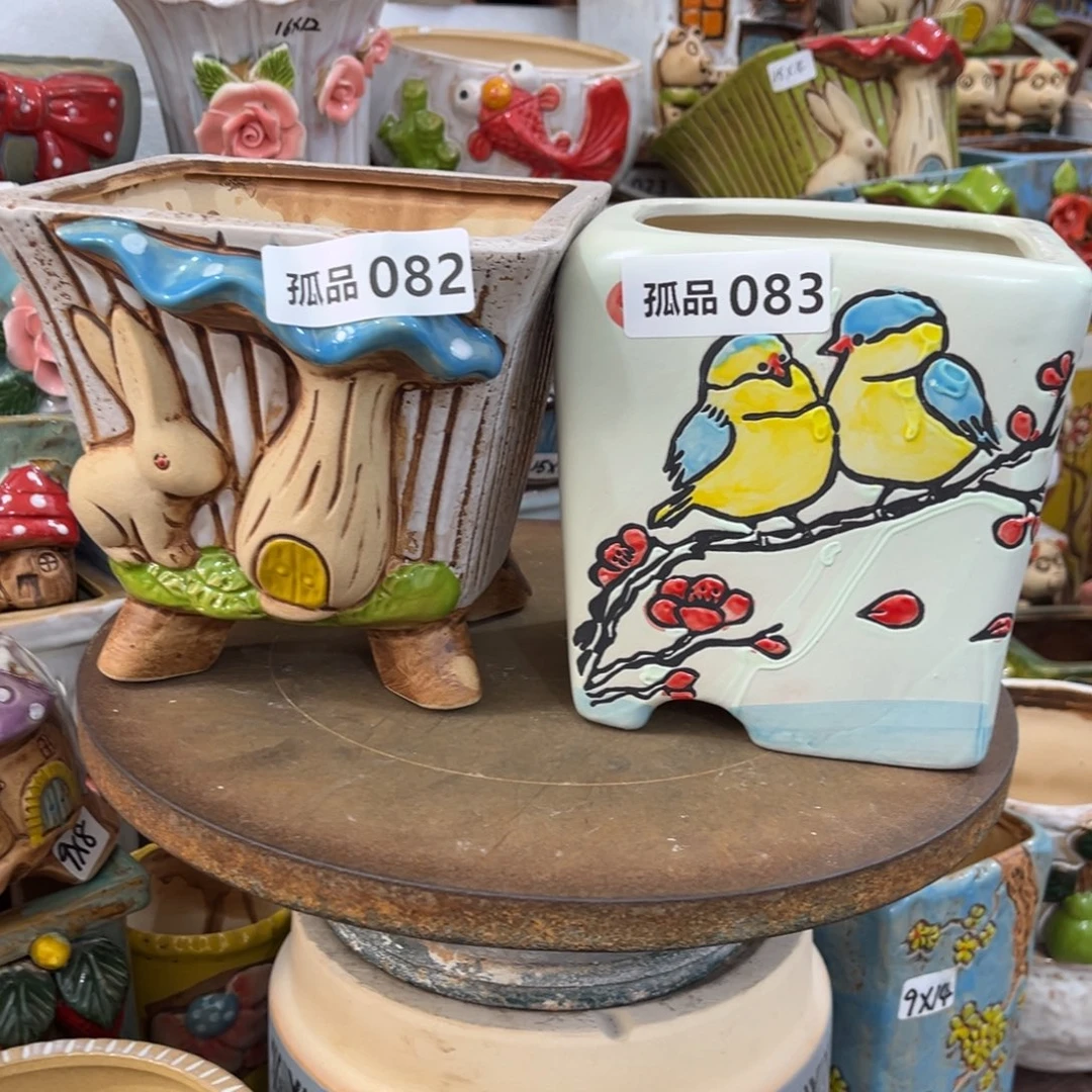 盼***窝粗陶多肉花盆花盆孤品82孤品83