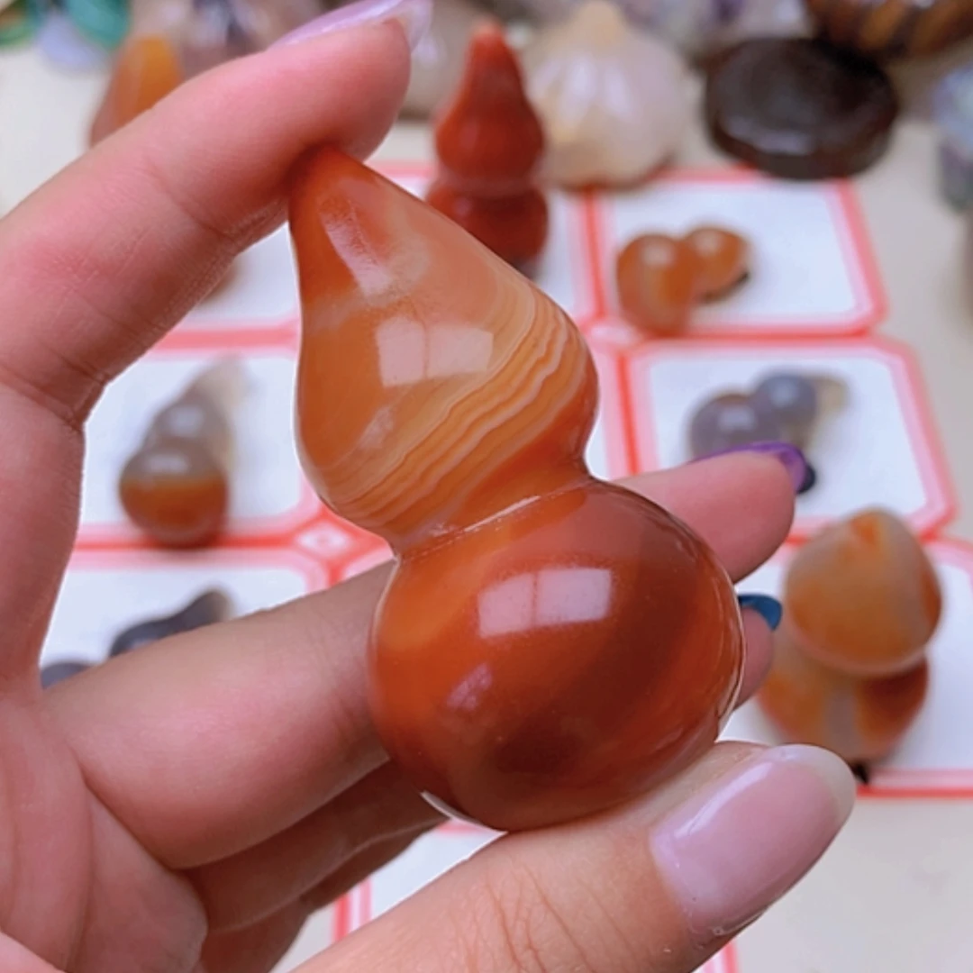 【闪购商品】未镶嵌玛瑙/玉髓珠宝半成品然**物