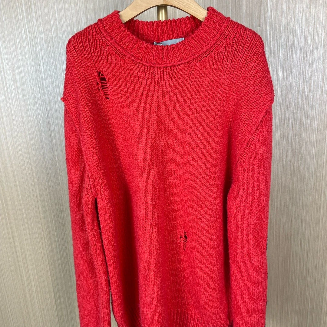 99新 DIOR/迪奥 刺绣字母恐龙破坏毛衣 S  413M651AT742 17893305