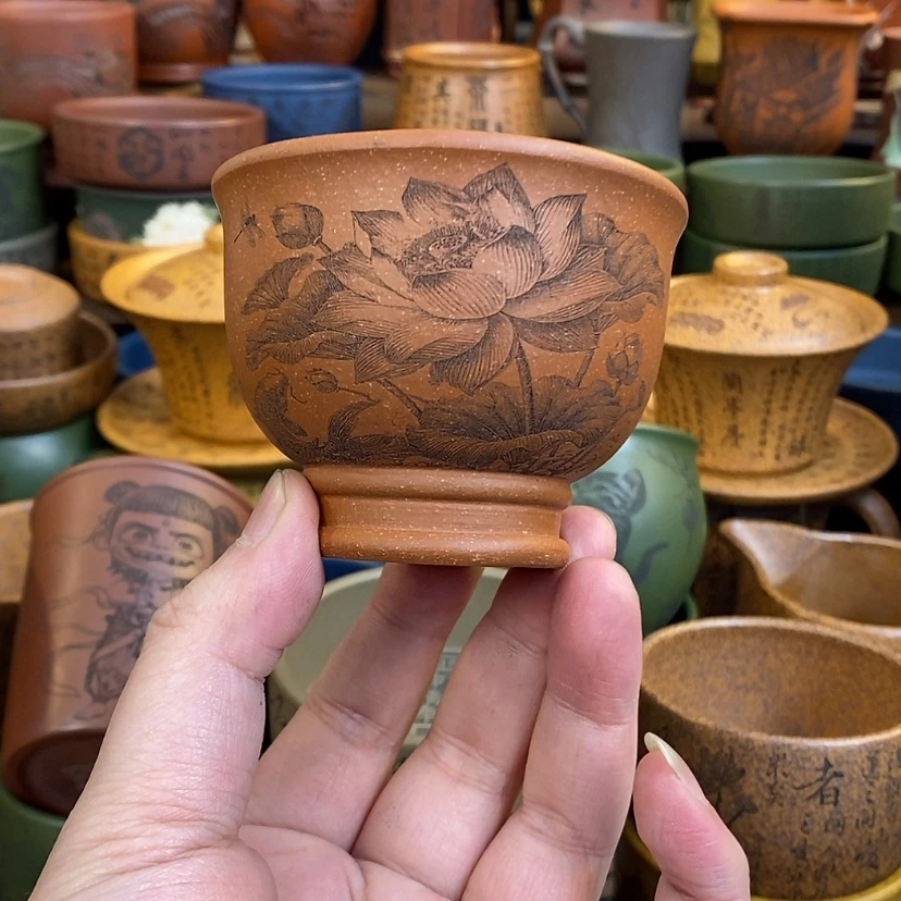 【闪购商品】紫砂杯子宜兴全手工紫砂杯