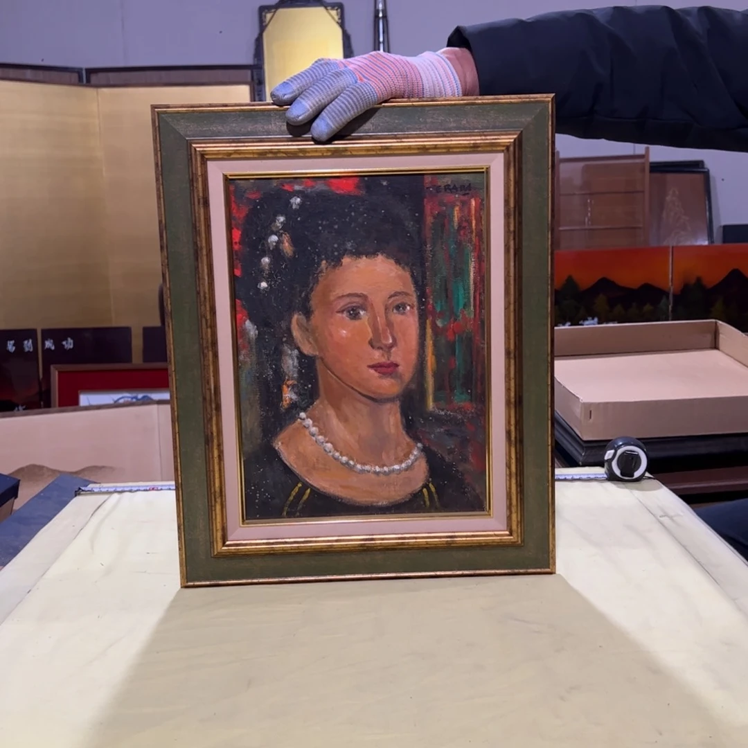 绘画林***0屏风框画茶空间设计