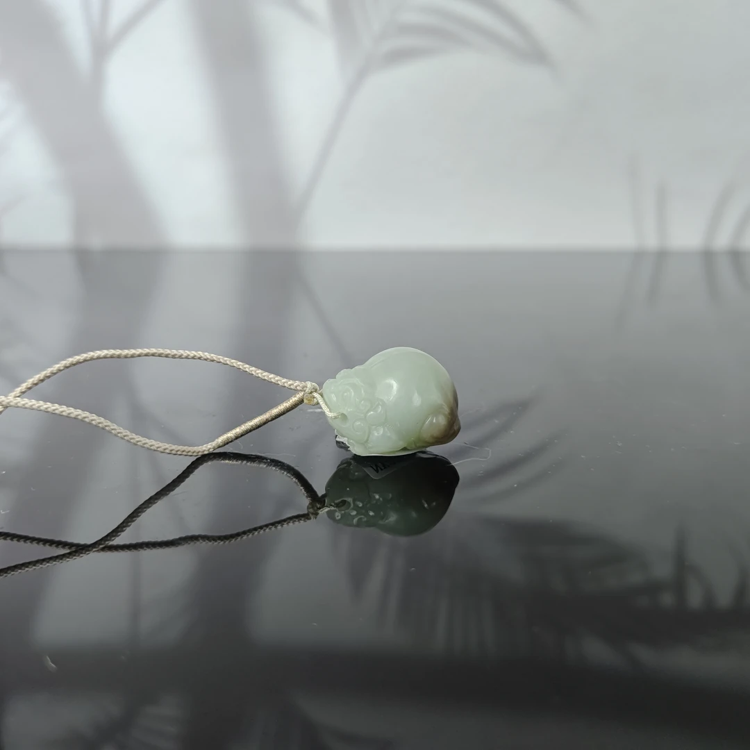 P和田玉貔貅吊坠0347