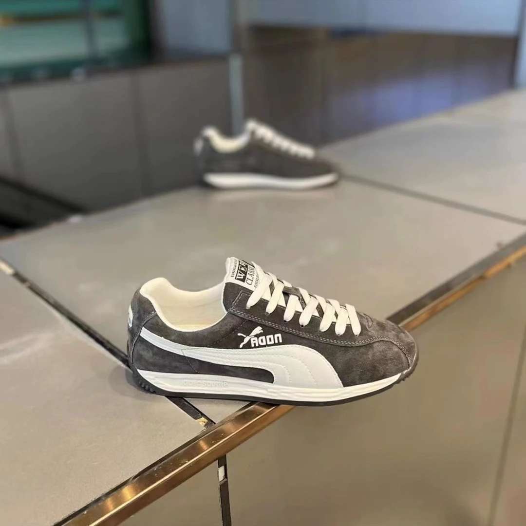 DAFIFY男鞋2025春秋新款拼色轻便软底轻奢百搭低帮系带运动休闲鞋