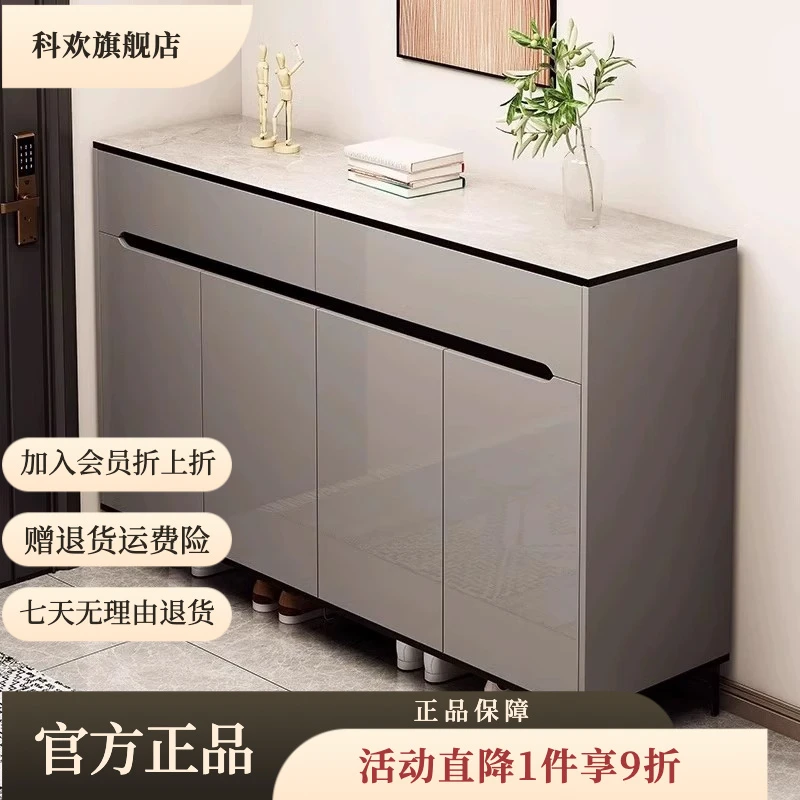 鞋柜门口家用玄关柜防尘柜子入户收纳柜客厅阳台电梯间储物柜鞋架