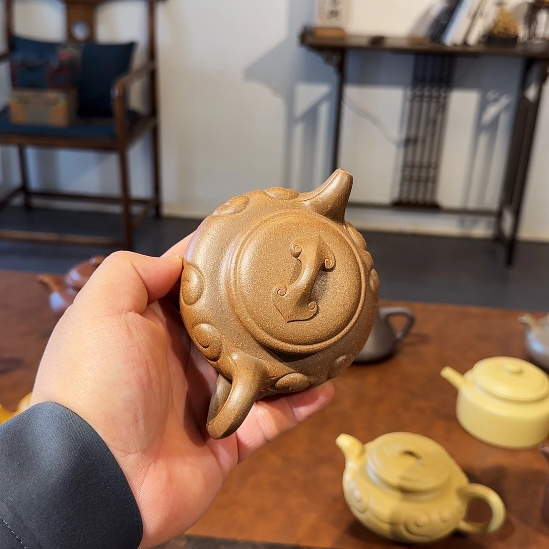 钱***多紫砂茶壶仿古壶111