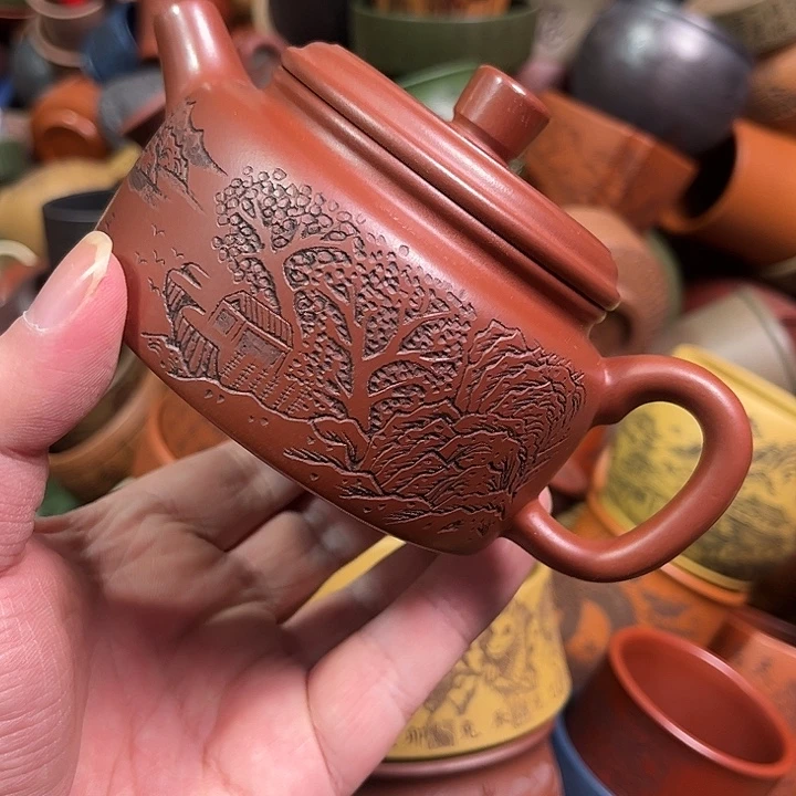 紫砂茶杯全手工紫砂主人杯