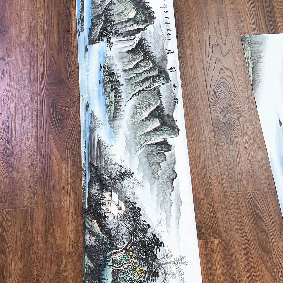 国画国画作品多次