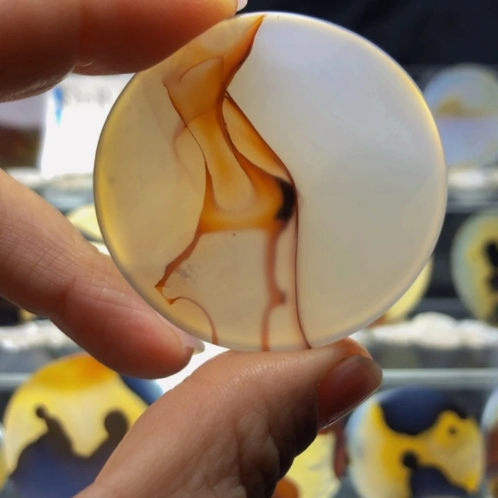 合金玛瑙/玉髓珠宝奇石113