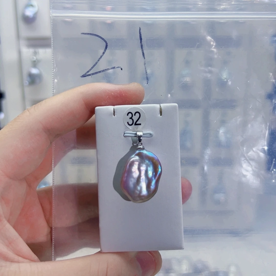 颈饰合金淡水珍珠