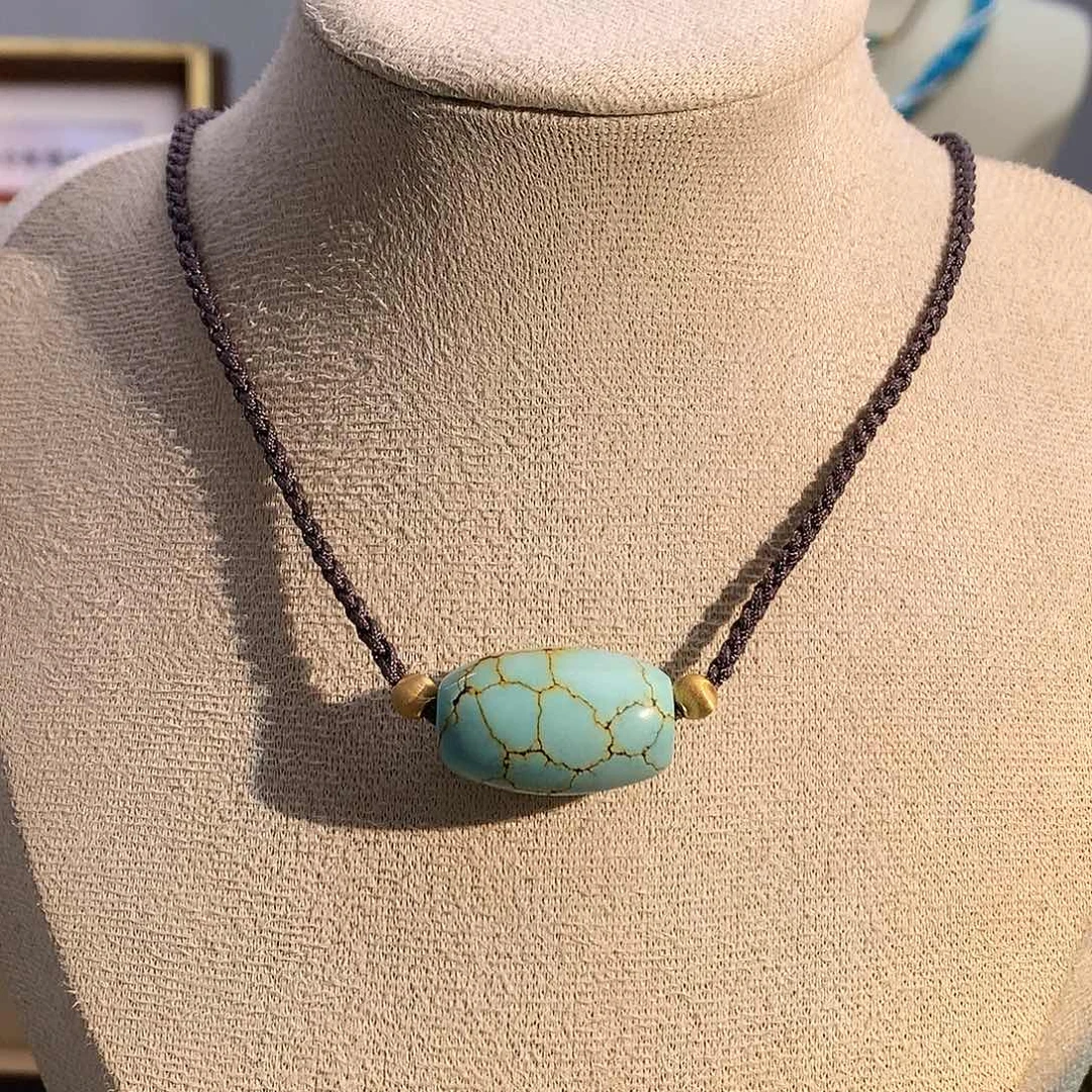 未镶嵌绿松石项链