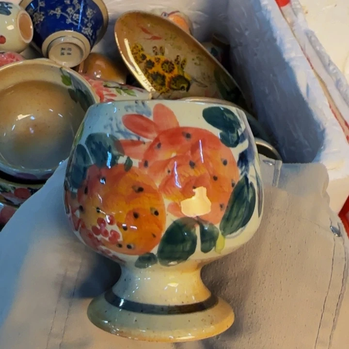 瓷片景德镇陶瓷手工手绘