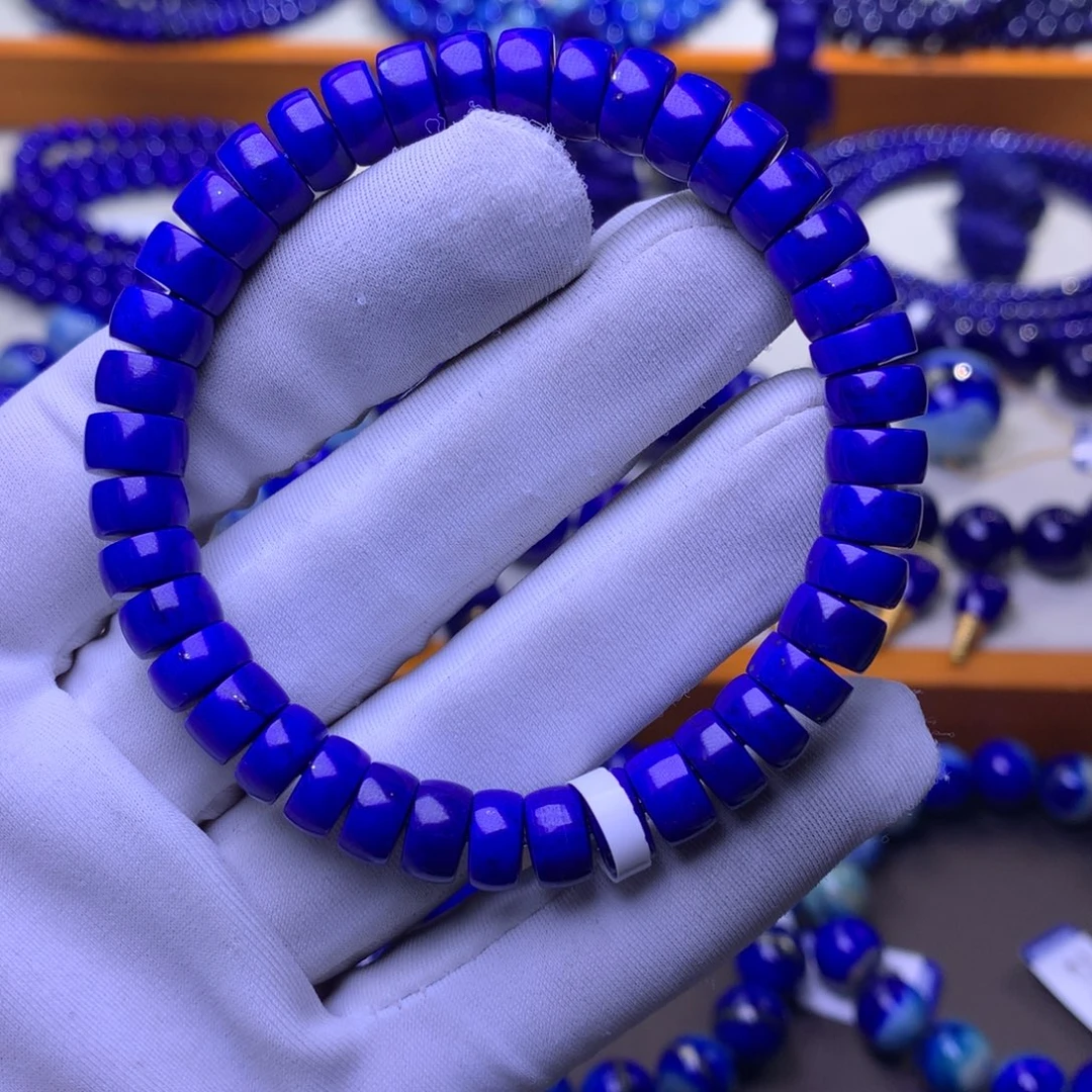 青金石未镶嵌手串8mm