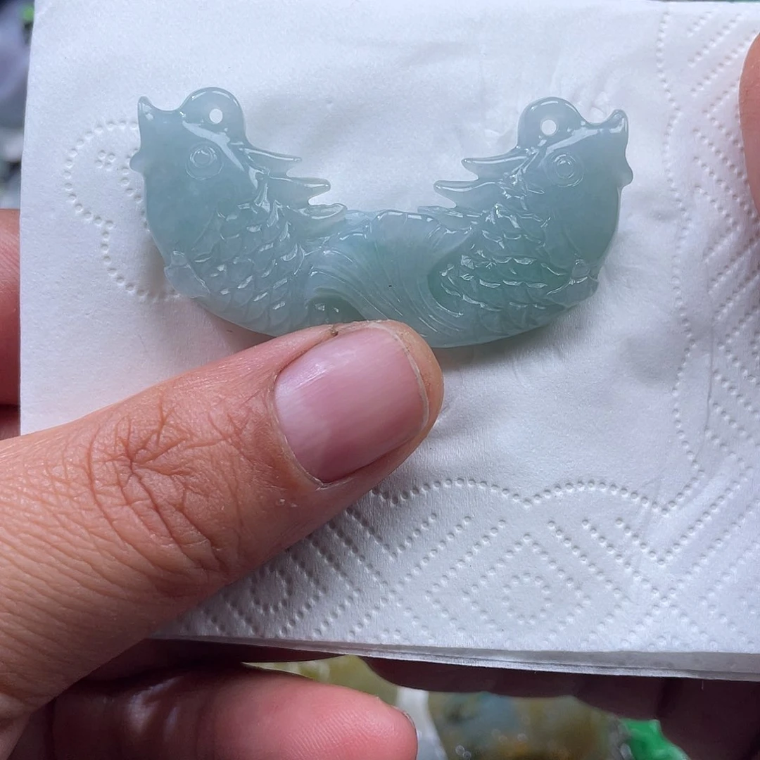 颈饰未镶嵌翡翠翡玉缘翡翠