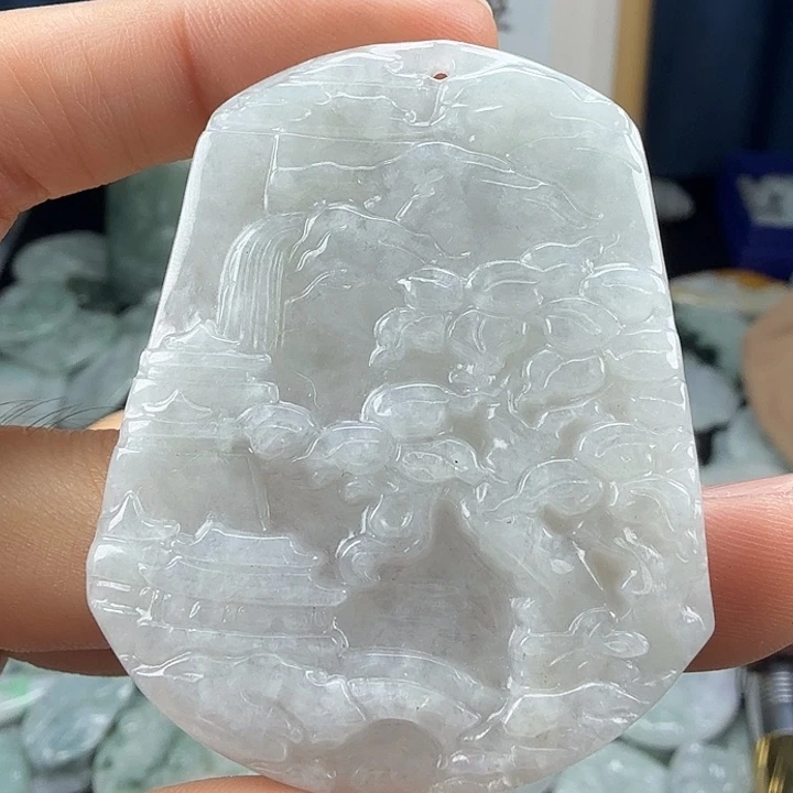 翡翠未镶嵌颈饰翡翠