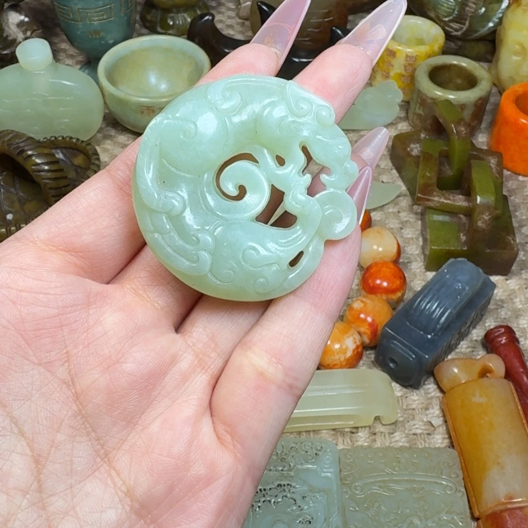 白玉菩提吊坠挂件