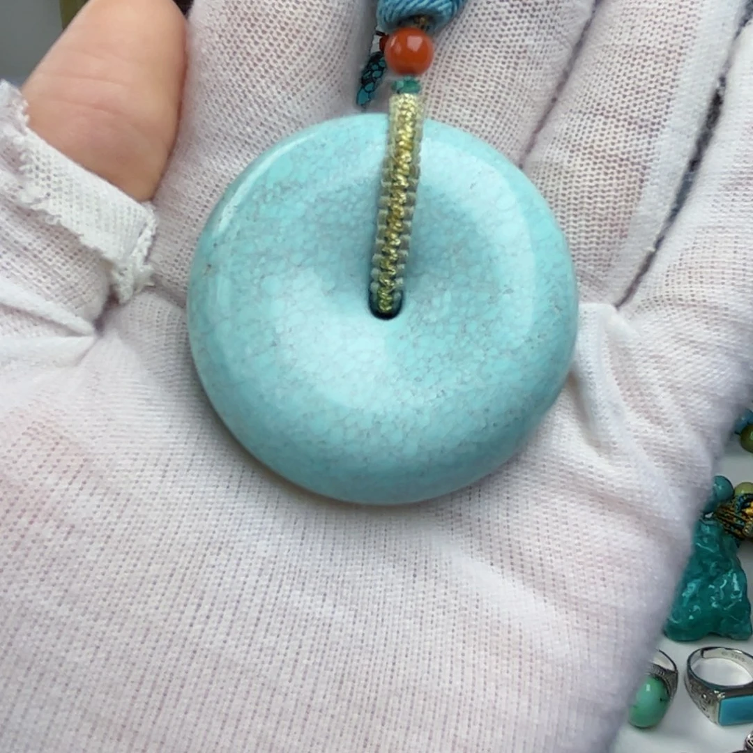 未镶嵌绿松石珠宝奇石