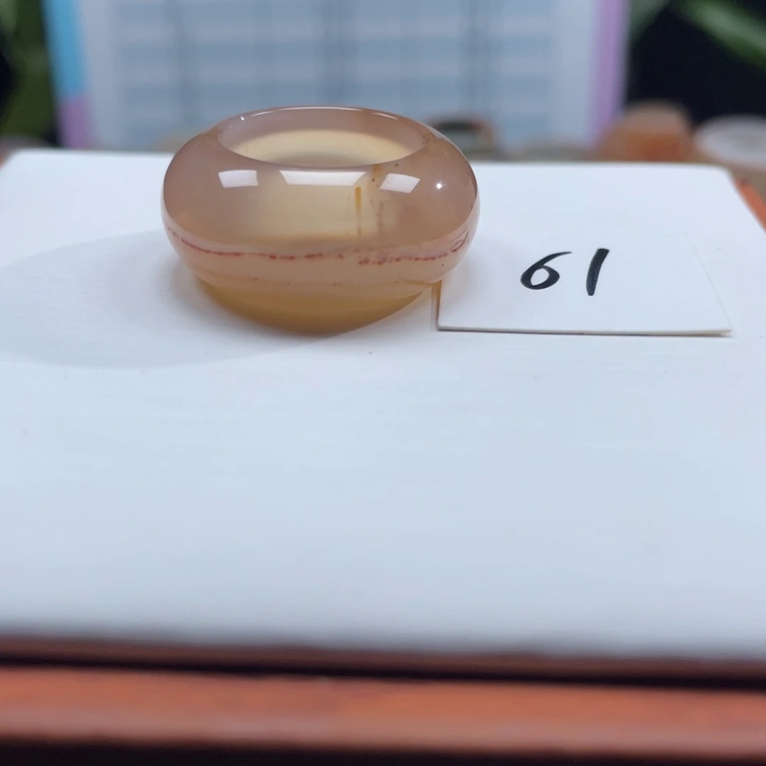 玛瑙/玉髓未镶嵌戒指Z17.3港15