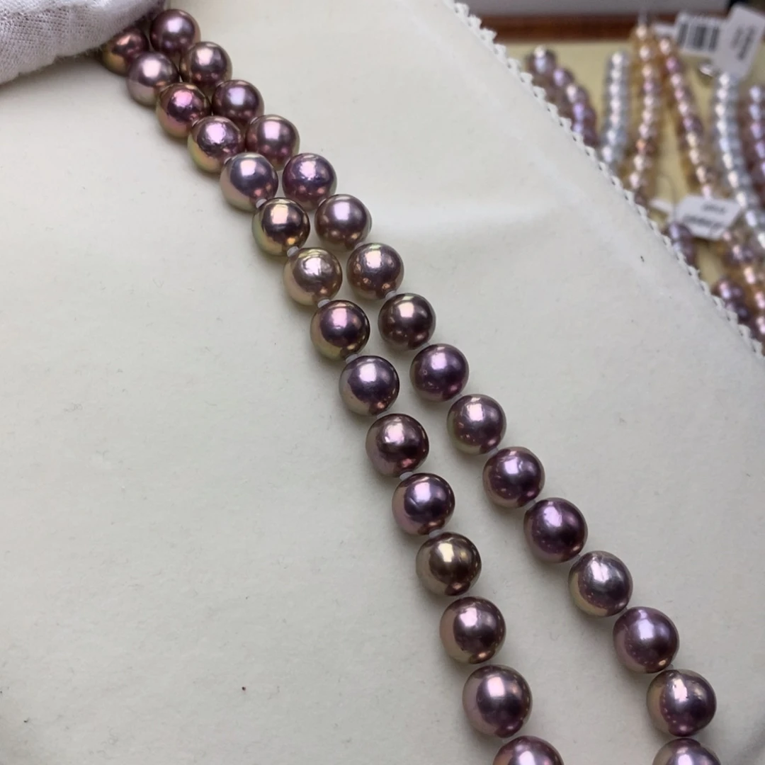 淡水珍珠颈饰银S925镶嵌M****