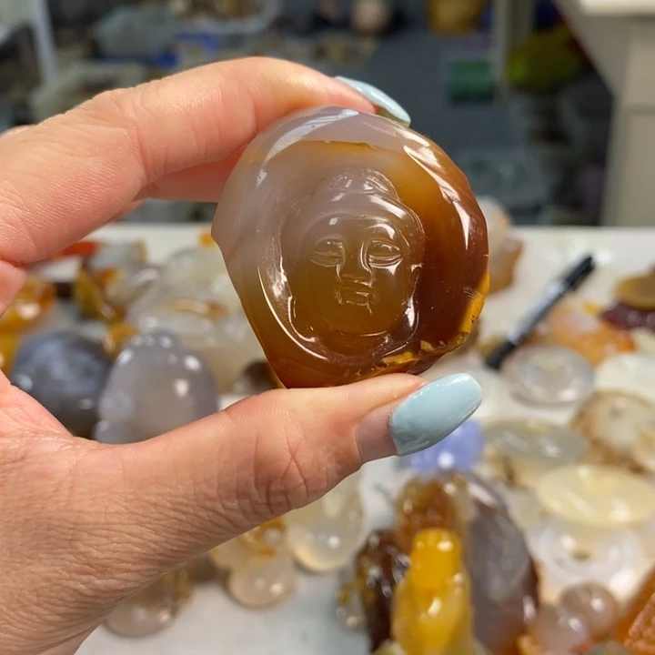 玛瑙/玉髓吊坠(不含链)未镶嵌