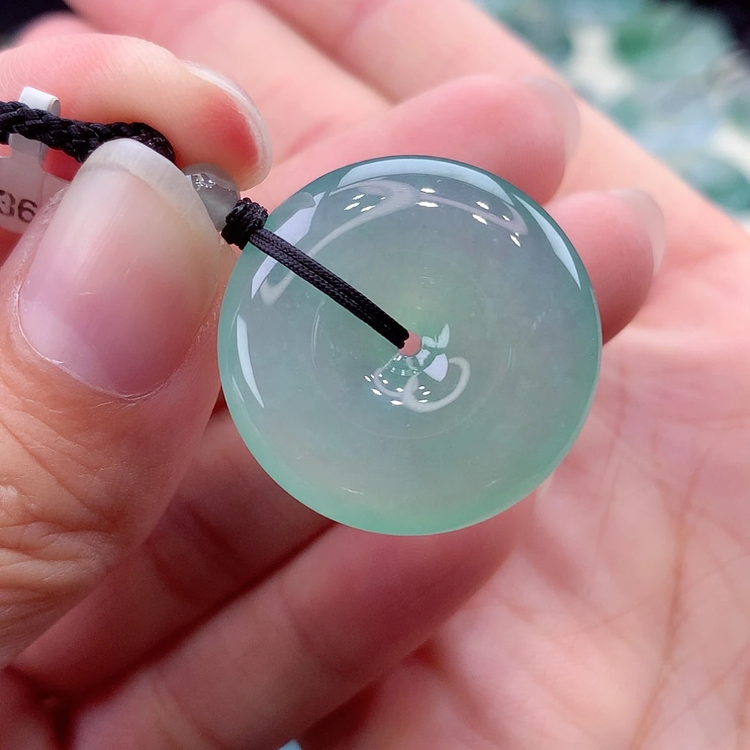 颈饰未镶嵌翡翠编号67尺寸25.4-6.5