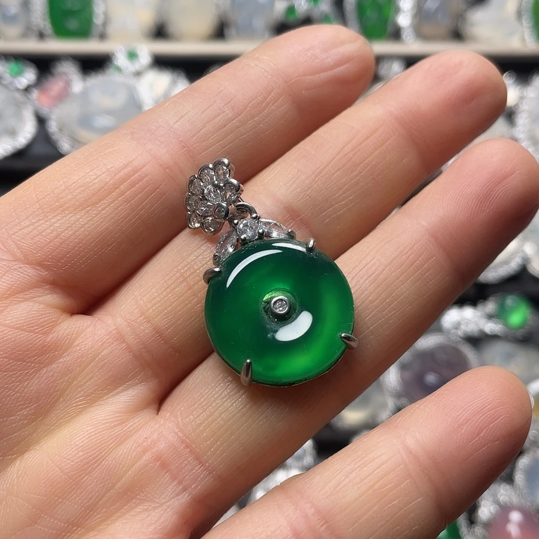 玛瑙/玉髓合金挂件