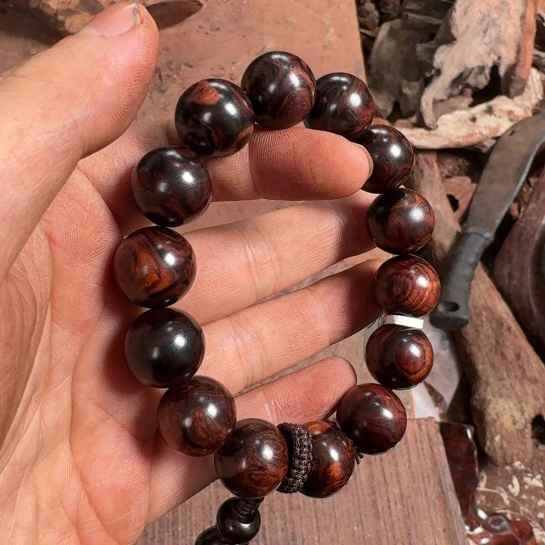 走***过黄花梨/降香黄檀手串海黄1.6拍品不退换