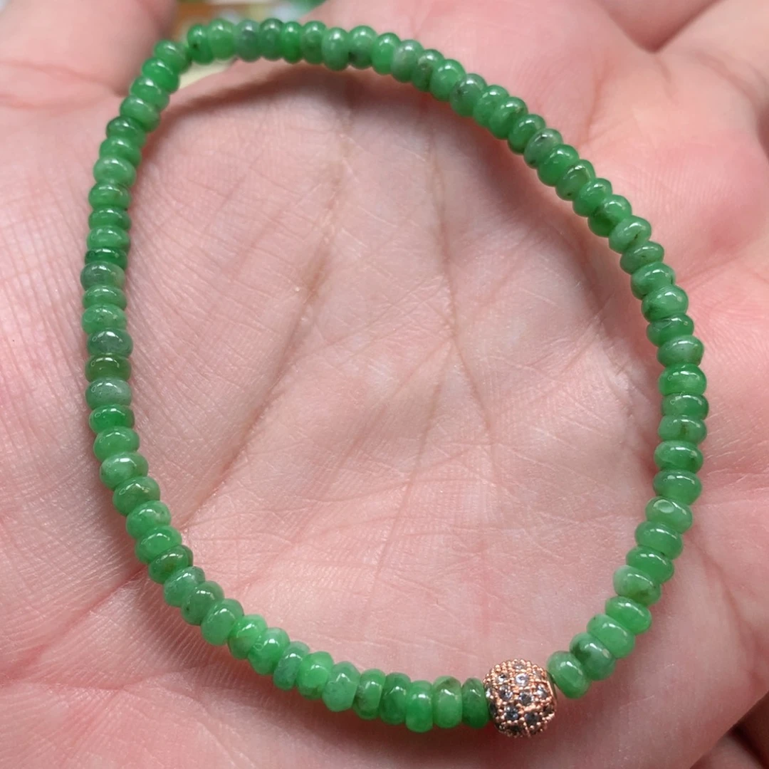 未镶嵌手链翡翠翡翠