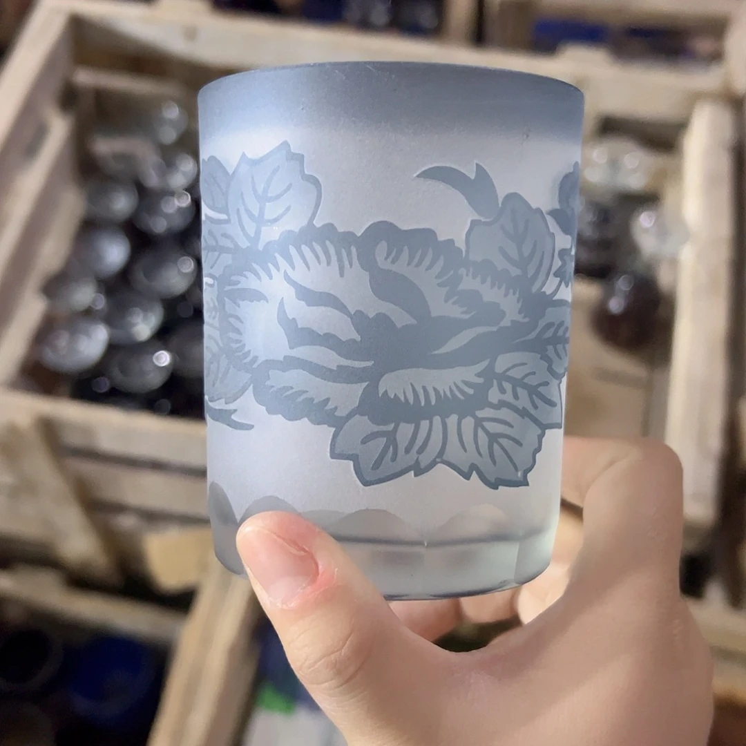 平底款水晶玻璃微瑕一个