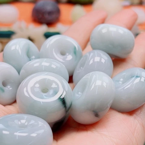 翡翠颈饰未镶嵌多样性发货一件