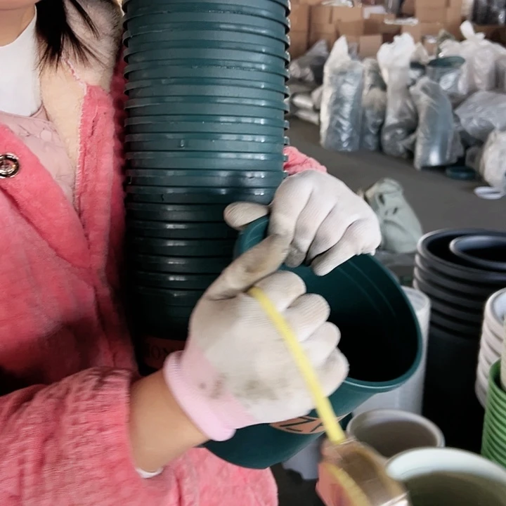 塑料瑕疵1加仑绿色20个无托