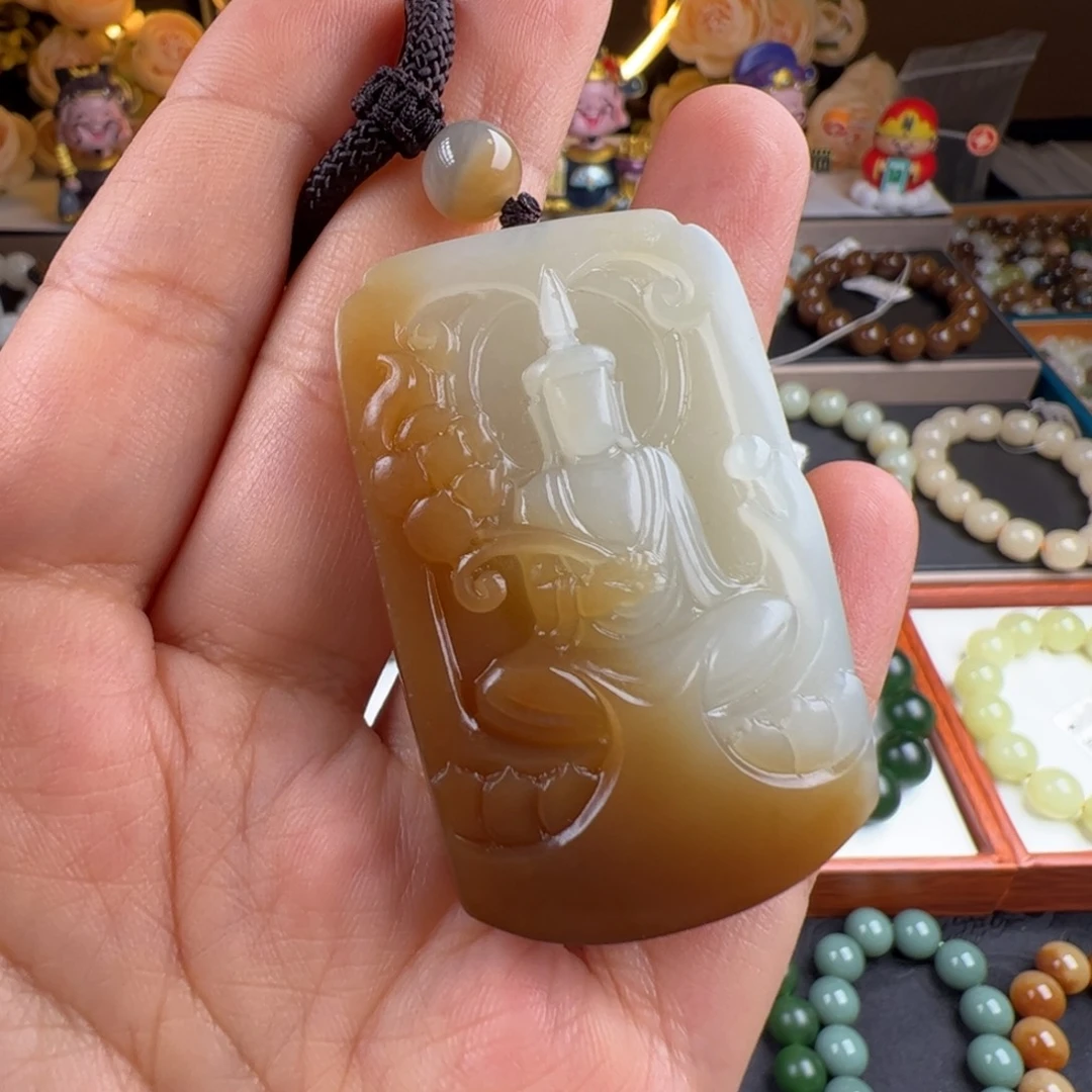 手链未镶嵌和田玉心**局