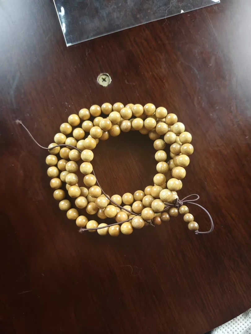 金丝楠木男士0.8手串编织编织