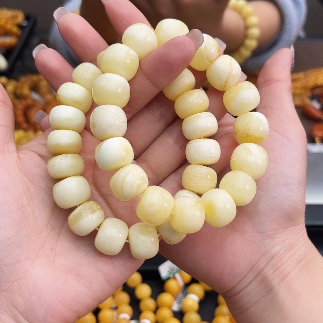 琥珀手链未镶嵌15m 多样性发其一