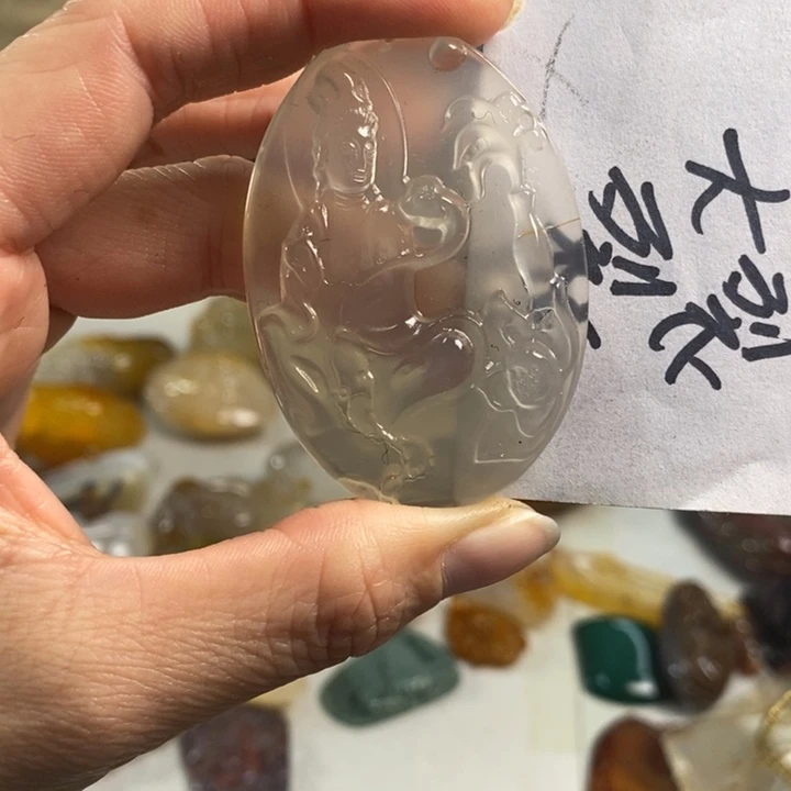 玛瑙/玉髓吊坠(不含链)未镶嵌