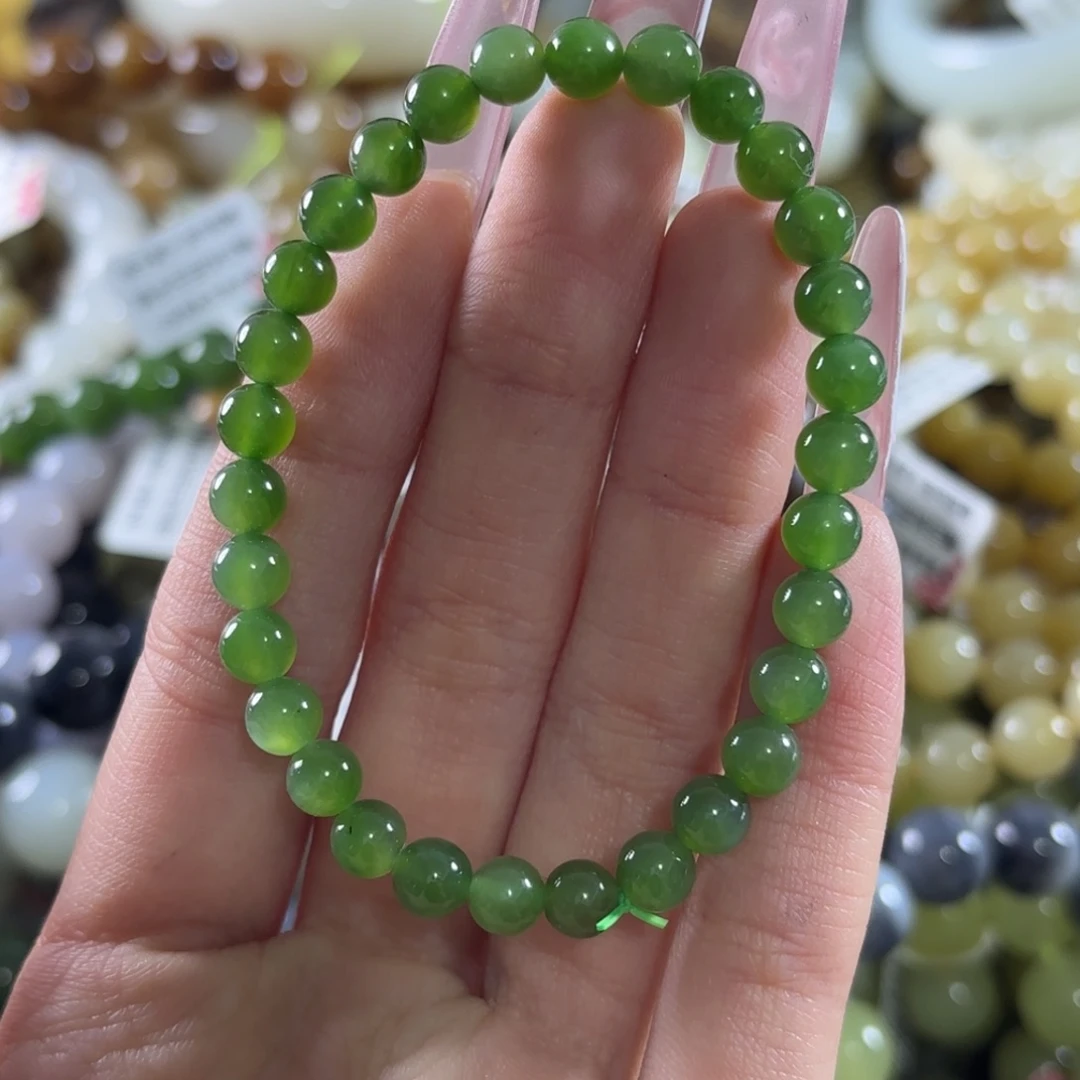 和田玉未镶嵌手链552