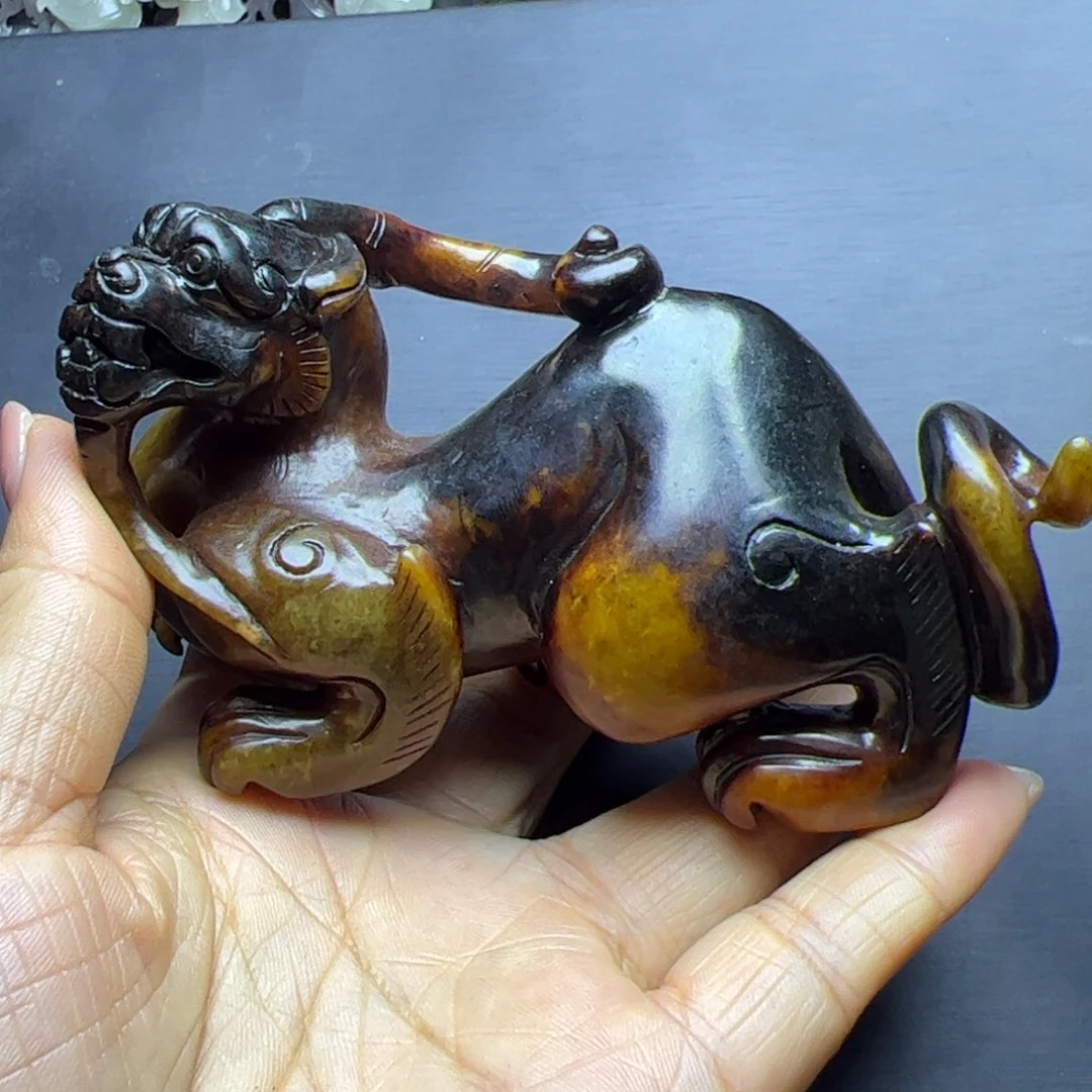 和田玉未镶嵌把件K*