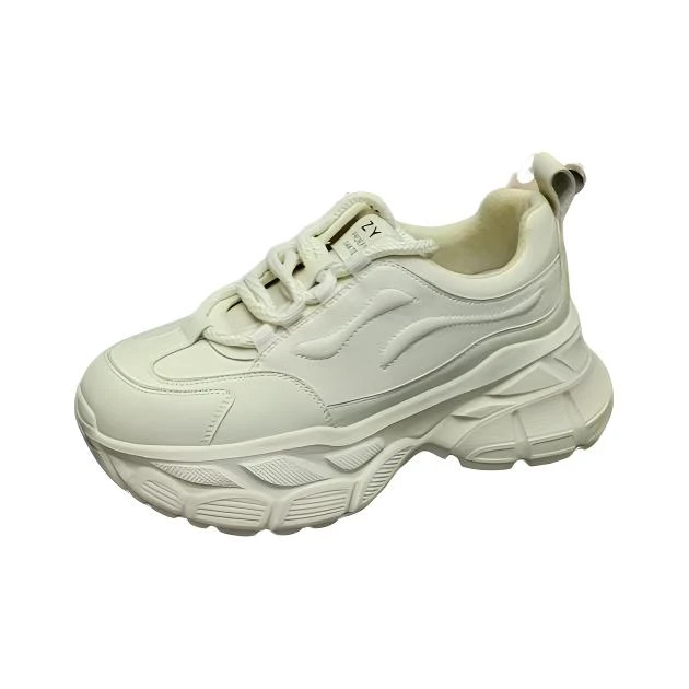 96128-2  23322厚底真皮小白鞋 （标准尺码)